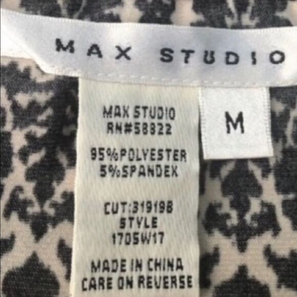 Max Studio Bottom Ruffle Skater Skirt Flattering Slimming Casual - Picture 5 of 6